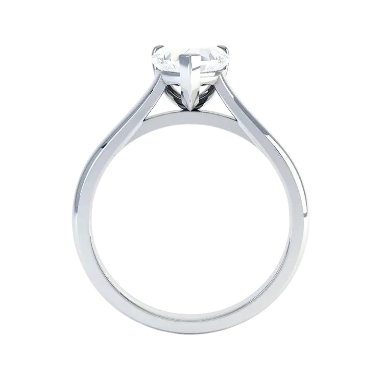 Heart Cut Lab Grown Diamond Ring