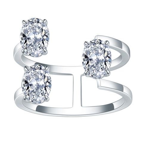 Round Cut Diamond Ring Set