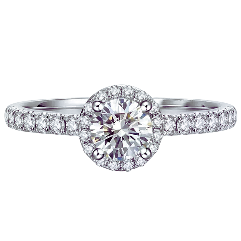 Round Cut Diamond Engagement Ring