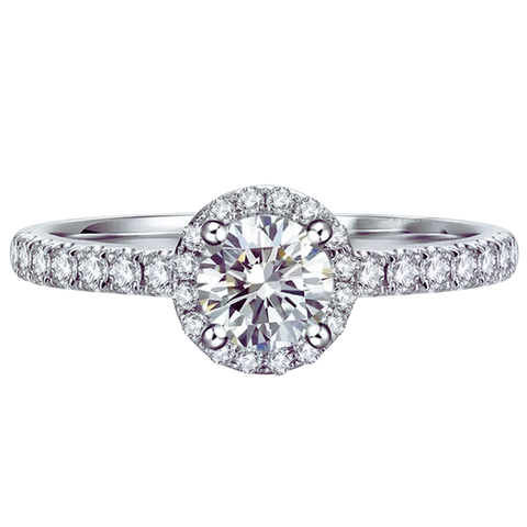 Round Cut Diamond Engagement Ring