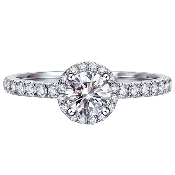 Round Cut Diamond Engagement Ring