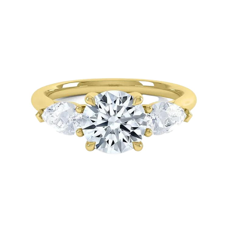 3 Stone Diamond Engagement Ring