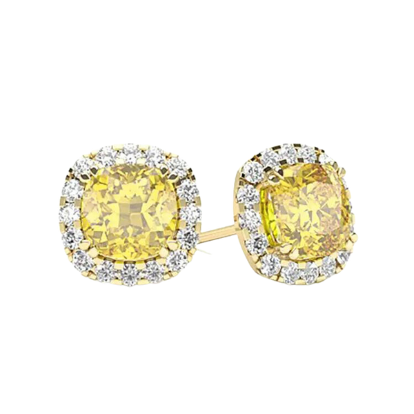 Luxury Elegant Diamond Stud Earrings