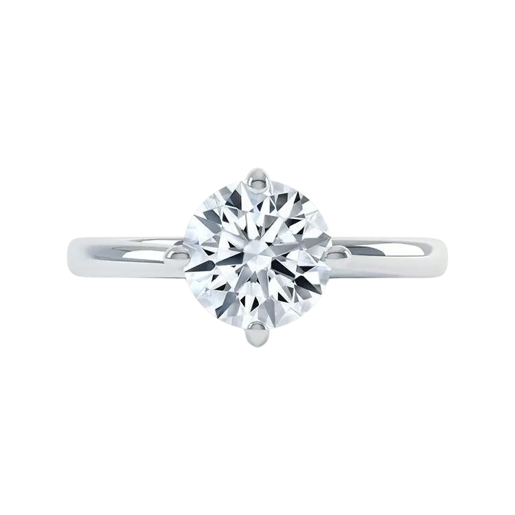 Classic Round Lab Grown Diamond Engagement Ring