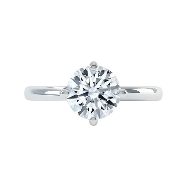 Classic Round Lab Grown Diamond Engagement Ring