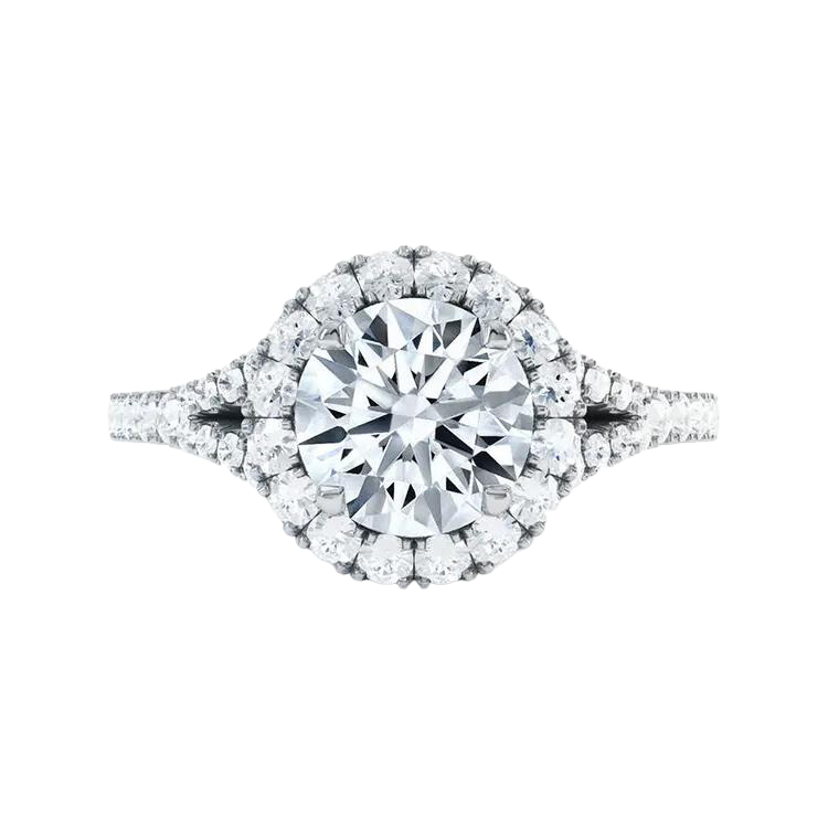 Luxury Round Brilliant Cut Lab grown diamond Ring