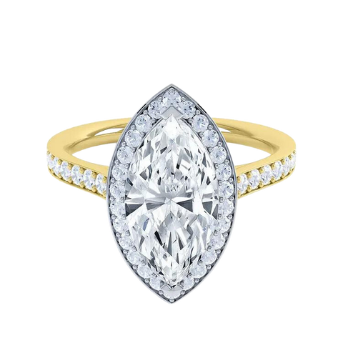 Marquise Cut Lab Grown Diamond Ring