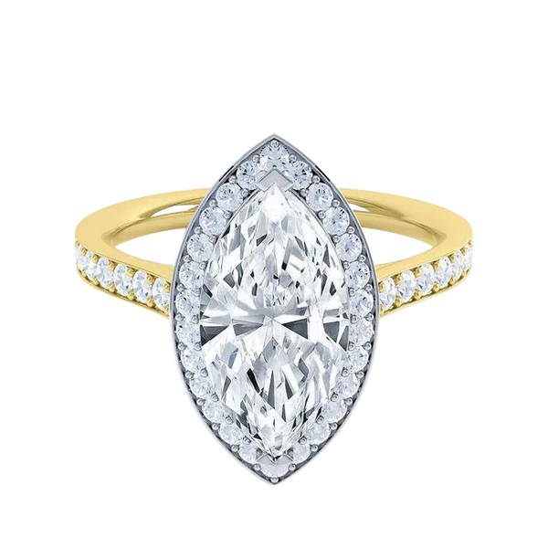 Marquise Cut Lab Grown Diamond Ring