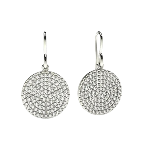 Unique Diamond Drop Earrings