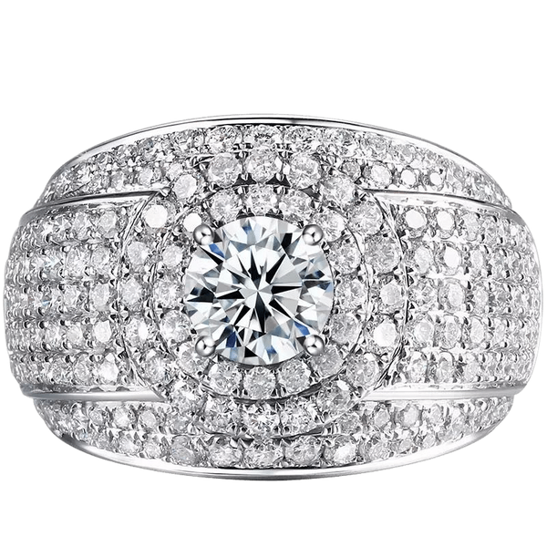 18k White Gold Lab Grown Diamond Ring