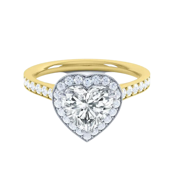 Heart Cut Diamond Engagement Ring