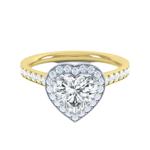 2 Carat Heart Cut Diamond Engagement Ring