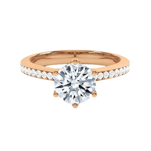 Fine 14k Gold Lab Grown Diamond Ring