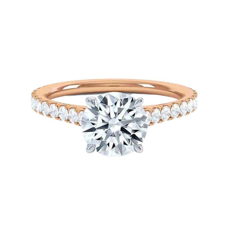 Round Brilliant Cut Lab Grown Diamond Ring