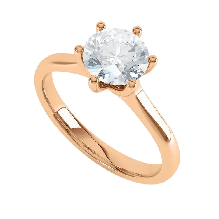 Classic Design Lab Grown Diamond Engagement Ring