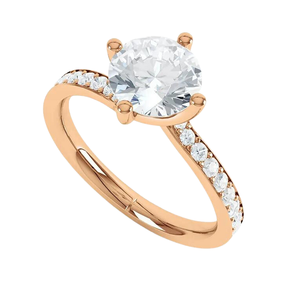 Delicate Design Lab Grown Diamond Engagement Ring