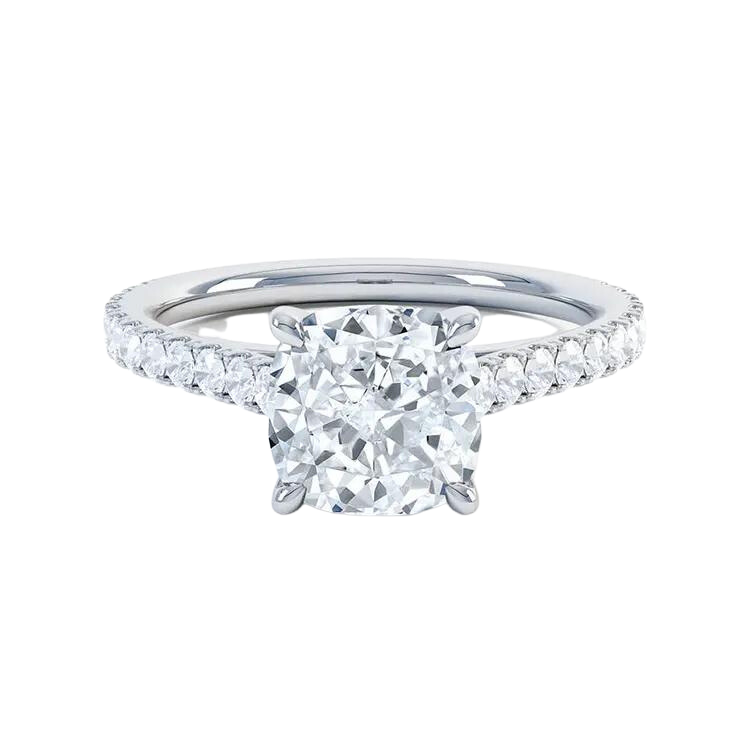 Cushion Cut Diamond Engagement Ring