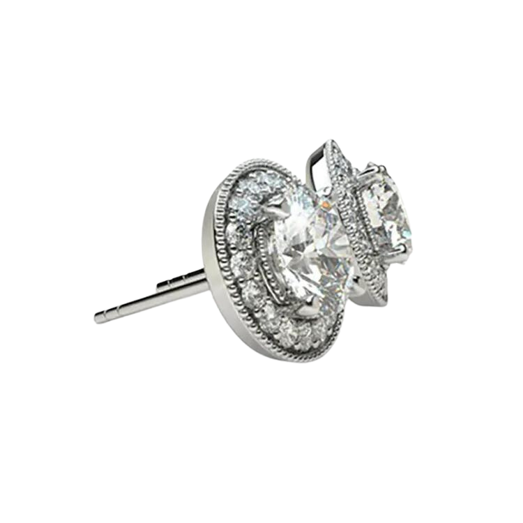 Luxurious Diamond Studs Earrings